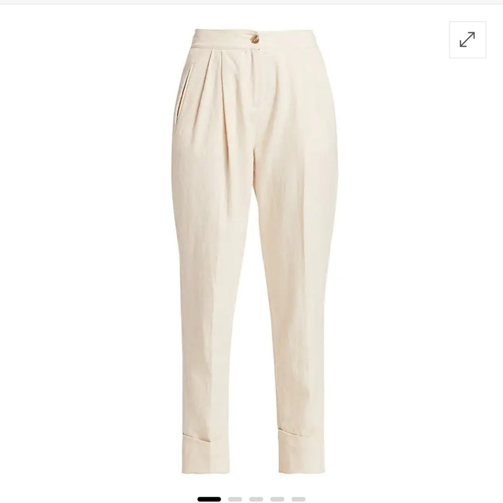 Atm Anthony Thomas Melillo Linen Blend Tailored Pants